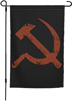 Flagge der ehemaligen Sowjetunion mit Hammer und Sichel, Gartenflagge, 30,5 x 45,7 cm, doppelseitig, für Haus und Hof, klein, dekorativ