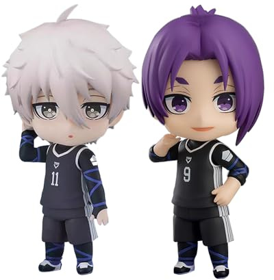 Xinchangda Reo Mikage/Seishiro Nagi Figuras Anime Reo Mikage Figura de acción Estatuas Modelo de PVC Accesorio de cabeza movible y reemplazable Modelo coleccionable Decoración de interiores Adornos
