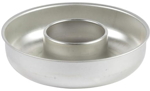 Gobel 154050 Moule Savarin Profond Embouti Cylindre Débouché Fer Blanc Ø 24 cm