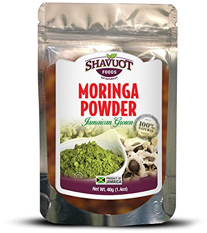 Shavuot Moringa Powder Jamaican Grown 100% Natural 40g