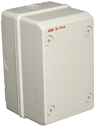 ABB IP65 Junction Box • Fully Dust Sealed Enclosure • Waterproof Electric Cable Connector Unit • Shockproof Adaptable Indoor/Outdoor Box • 140 x 220 x 140mm