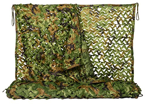 NINAT Tarnnetz Camouflage Netz Woodland Weiß Wüste Digitale Schwarz | Jagd Tarn Waldlandschaft Outdoor Bundeswehr Tarn Army Camo Tarnung Net BW Camping 1x2M,1.5x4M,2x3M,2X5M,2X6M,3X3M,4X5M,6X6M