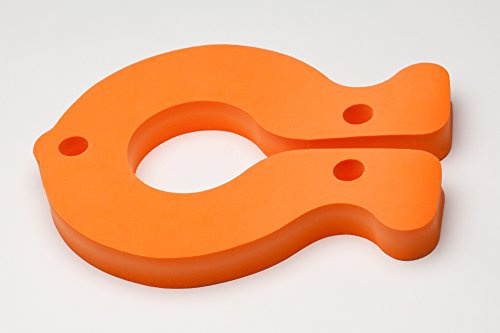 Schwimmbrett Fisch 400x300x38mm Fisch Baby Kleinkind Erwachsene Orange