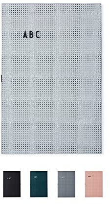 Design Letters Letterboard A3 Hellgrau | Stecktafel 42x29 cm | Memoboard | Filz-Buchstabentafel zur Dekoration | Message Board für zimmer deko, büro deko, Wanddeko | Stecktafel Buchstaben | Memotafel