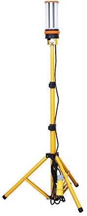 Choen 110V 60W Led Tripod Construction Work Site Light,6500 Lumen,360° Lighting for Building Contractor,Renovation,Patio,Workshop,Basement