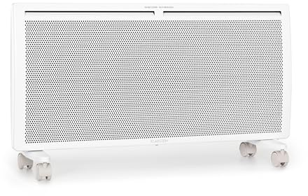 Klarstein Radiador Bajo Consumo Electricos para Casa, Estufa Electrica de 2000W, Radiadores Electricos Infrarrojo con Detección de Ventanas Abiertas, Calefactor Portátil, Ocupa Poco y es Silenciosa