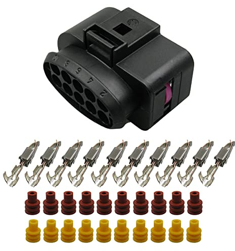 Stecker kompatibel zu VW/Audi/SEAT/Skoda 1J0973735 Multi Reparatursatz 10-pol. 1,00-2,50² Scheinwerfer