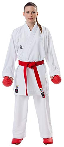 Tokaido Unisex – vuxen Kumite Master RAW karatdräkt, vit, 170 (4,0)