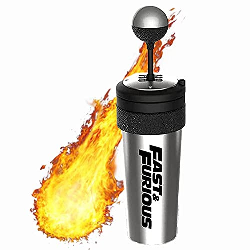 FTIK Fast And Furious 9 Bicchiere per l'acqua, Coppe Stile Shifter, Fast And Furious 9 Tazza per l'acqua con Cambio per periferiche del Film, F9 Fan del Cinema, 700 ml
