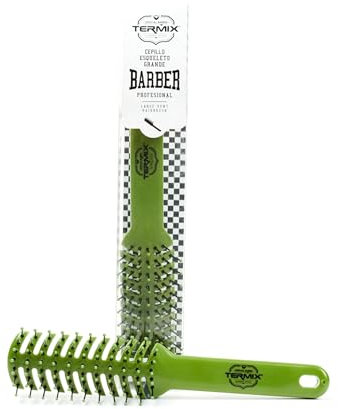 Termix Grande brosse professionnelle squelette de barbier pour cheveux pour hommes, pointes séparées en nylon et corps ventilé, idéale pour démêler, volume et séchage rapide, fabriquée en Espagne