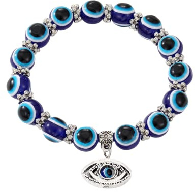SBI Jewelry Lucky Charm Evil Eye Bracelet for Women Turtle Hamsa Hand Elephant Charm Animal Beads Wristlet Jewellery