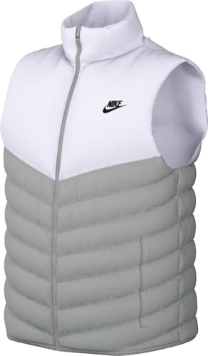 Nike FB8201-077 M NK TF WR MIDWEIGHT VEST Jacket Herren LT SMOKE GREY/WHITE/BLACK Größe XL