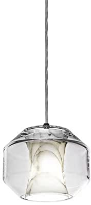 WFZRXFC Nordische weiße Wolkenstein-Lampe, Wandleuchte, klarer Lampenschirm, Laterne, Kronleuchter, Doppelglas-Pendelleuchte, Hängeleuchte, Deckenleuchte für Billardtisch, Laden, Büro
