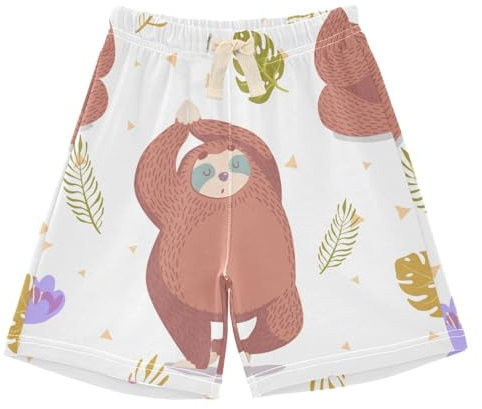 Pantaloncini estivi elastici per neonati e ragazzi pantaloncini da bicicletta per neonati e ragazze dai 18 ai 24 anni, Multicolore, 4 Años