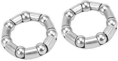 A ABSOPRO 2pcs 37.6mm x 7 Vélo Roulements à Bille Dispositif Retenue Roulement Manivelle Remplacement d'article