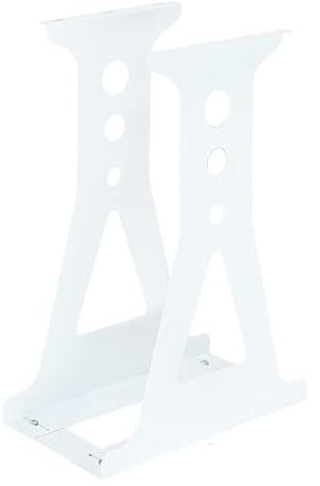 Carro de CPU Soporte for CPU debajo del escritorio - Soporte for caja de torre de PC for mesa - Ancho ajustable - Soporte for CPU Soporte for colgar caja de host de PC Carros de ordenador(Blanco,570mm