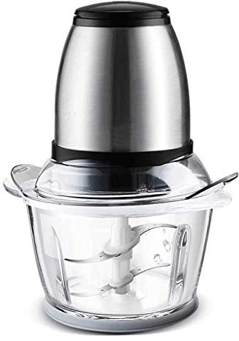Picadora de Carne eléctrica para Uso doméstico, de Acero Inoxidable, para Carne, Verduras, Frutas y Frutos Secos.