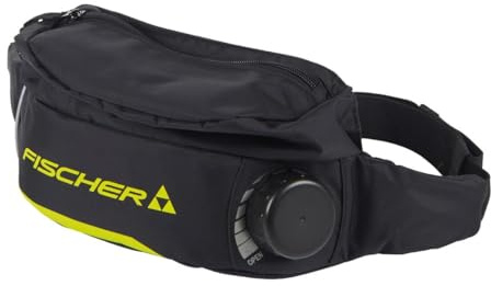 Fischer Trinktasche Hüfttasche Bauchtasche mit Trinkflasche Professional Drinkbelt - Volumen Trinkflasche 1 Liter - Lauftasche Drinkbelt für Skilanglauf Ski Alpin - Laufgürtel Trinkgürtel