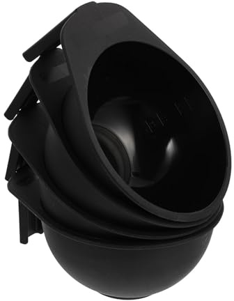 Healvian Set 4 Pezzi Ciotola per Tinta per Chioma in Plastica Ciotola per Miscelazione Colori Ampia e Profonda Strumento Professionale per Colorare Chioma in Salone e Uso Domestico
