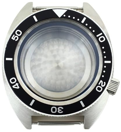 1 st 41 mm vattentät klockfodral Safirkristall for NH35 NH36 NH34 NH38 Urtavla 28,5(Pure Black Chapter 4)