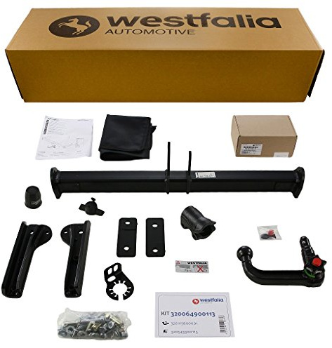 Westfalia abnehmbare Anhängerkupplung für Volvo XC60 (BJ 11/2008 - 07/2014) - im Set mit 13-poligem fahrzeugspezifischen Westfalia Elektrosatz