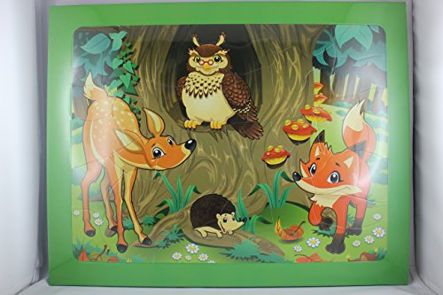 Out of The Blue, Rahmenpuzzle, Wald, 40 Teile, ab 3 Jahre, Pappe, 29cm x 37cm