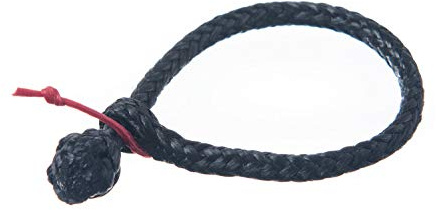 Tauwerkschäkel aus Dyneema, 3 mm, schwarz - Bruchlast 900kg