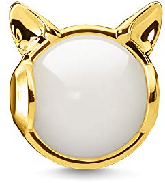 Thomas Sabo Damen-Bead Katzenohren 925 Sterlingsilber