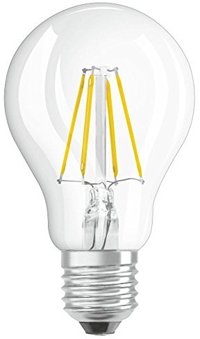 OSRAM LED lamp | Base: E27 | Warm White | 2700 K | 7 W | Replacement for 60 W Incandescent Bulb | PARATHOM Retrofit Classic A DIM [Energy Efficiency Class A++]