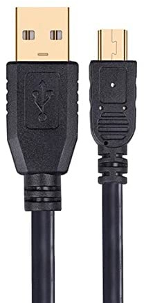 LZYDD 2M USB Cable Power Cord with Golden Plug for Blue Yeti USB Microphone, Blue Snowball iCE, FIFINE USB Podcast Microphone