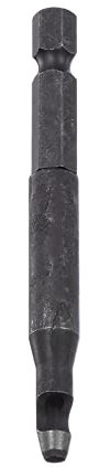 sourcing map Leder-Hohlstanzer, Sechskantschaft für Bohrer, 3-mm-Durchmesser-Lochstanze für dicke Stoffe, Lederarbeiten