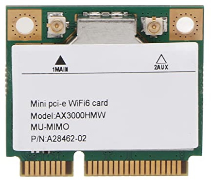 Bewinner AX3000HMW PCIE WLAN Karte, 3000 Mbit/S Dualband Wireless PCIe Netzwerkadapter, Wireless Wifi6 Karte für 10 64 Bit für Linux PC Laptops