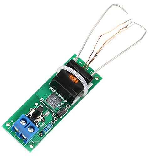 Generatore di Impulsi Ad Alta Tensione Generatore di Impulsi Inverter Generatore di Impulsi Ad Alta Tensione Kit Fai da Te Modulo Bobina Accenditore Ad Arco per Accendisigari