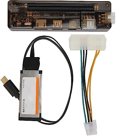 External Graphics Card Dock for Laptop, EXP GDC PCIE X16 USB Data Cable, 8 Pin Power Supply, Support 220W, Wide Range of Applications (#1)