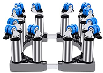 YHJZSM Washing Machine Stand Base Multi-functional Movable Adjustable Roller Base 4/8/12 Wheels Air Conditioner Base length/width 41-65cm Washing Machine Stand Pedestals & Frames for dish