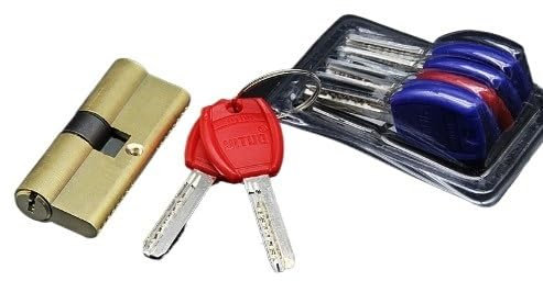 Cilindro Cerradura Seguridad Cilindro de puerta de 65-105MM, Hardware de seguridad, cilindro de cerradura compensada, llave AB, entrada antirrobo, cerradura de puerta de latón, núcleo extendido person