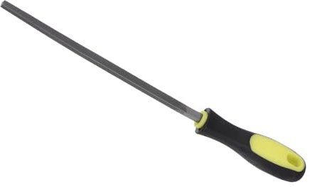 CoCud Quadratische Feile, | 8 Zoll Feilenlänge |, Handraspel aus Kohlenstoffstahl mit mittlerem Schnitt und rutschfestem Griff - (Zum Formen von Metall, Holz, Kunststoff), 1 Stück