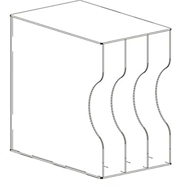 GLigeT CD Halter Vollständig transparentes Vinyl-Schallplattenregal, klassisches nostalgisches Aufbewahrungsregal, Vinyl-Disc-Aufbewahrungsbox, CD-Rack-Sammelbox DVD Halter (Color : B)