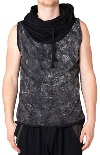 PANASIAM sleeveless shirt Chariot, black, XL