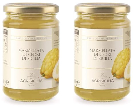 Agrisicilia Marmellata di Cedri di Sicilia (Confezione da 2)