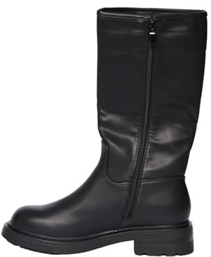 Ciabalù Stivali Donna in Ecopelle Impermeabili Invernali Eleganti Gambale Alto 30cm e Tacco 4m Scarpe Donna Comode e Morbide (Nero, Sistema Taglie Calzature EU, Adulto, Numero, Media, 40)