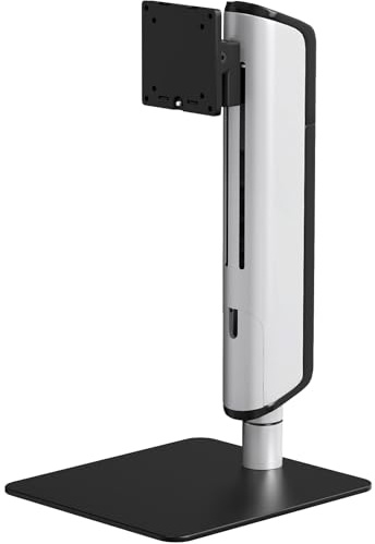 PUTORSEN Freistehender Monitorständer für 17-49 Zoll Bildschirm bis zu 18 kg,Ultra-breiter Monitor Halterung 1 Monitor,Stufenlose Höhenverstellung Schwenkbar Neigbar,VESA 75/100mm