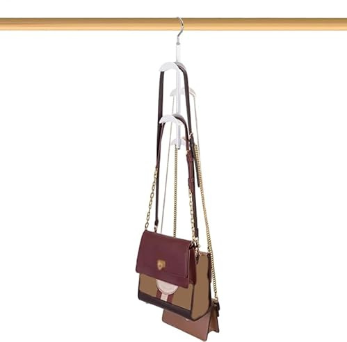 Mppchhn Colgador de Bolsos,Gancho Colgador para Bolso, Mochila y Organización - Soporte para Mochilas y Totes de Cinturones Pañuelos Carteras Corbatas Gorros Bufandas Ropa Interior