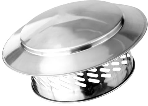 Paodduk Fireplace Vent Cover,Stainless Steel Rain Lid - Outdoor Fireplace Chimney Flue Caps | for Outside Furnace Water Heater Factory Masonry Construction House Stoves