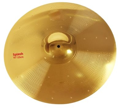 Estándar Platillos Juego De Platillos Para Batería 10 Splash 16 Crash 18 Heavy 20 Pulgadas Ride 14 Hi Hat Accesorios Instrumentos Percusión(10 inch)