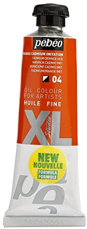 Pébéo - Fine XL Oil 37 ml - Orange Cadmium Imitation Oil Paint — Oil Paint Pébéo - Orange Cadmium Imitation 37 ml