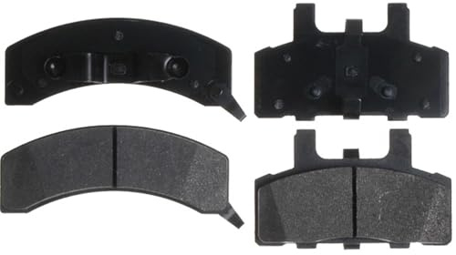 ACDelco Silver Front Brake Pad Set 14D369MX | GM 19286027 Semi-Metallic Front Brake Pads for Select Cadillac, Chevy, Chevrolet, GMC, Dodge, and more