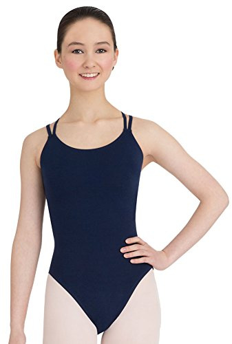 Ca1Ev|Capezio 126 Classic Double Strap Camisole Trikåer Capezio Classic - Damer - Marinblå, L