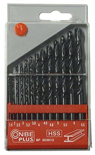 Max-Power BP303913 Set Punte per Metallo in Acciaio HSS, 13 Pezzi