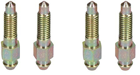 6x1mm lang Stahl Bremssattel Entlüftungsnippel Schraube Entlüftungsschraube 4pc